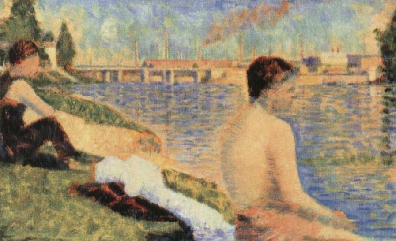 Georges Seurat Bather Spain oil painting art
